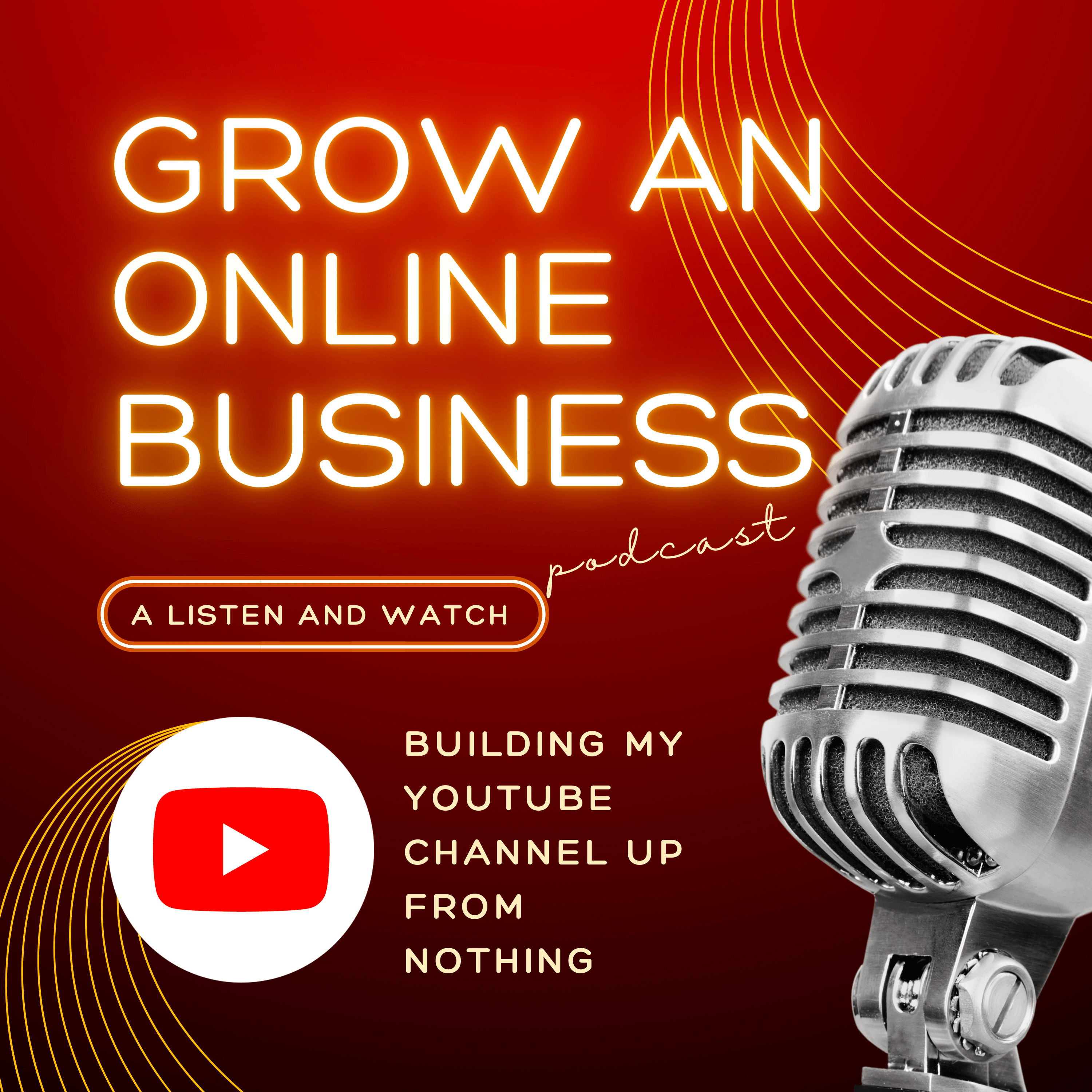 Grow an online business podcast cover art